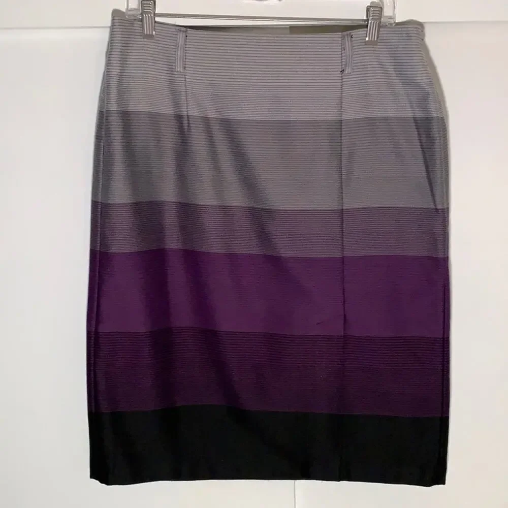 Grey,‎ purple, black ombre skirt